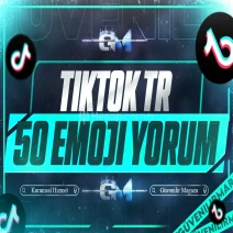 TikTok Türk Yorum 50 Emoji - Garantili