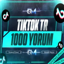 TikTok Türk Yorum 1000 - Garantili