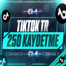 TikTok Türk Kaydetme 250 - Garantili