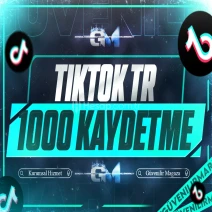 TikTok Türk Kaydetme 1000 - Garantili