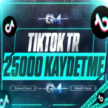 TikTok Türk Kaydetme 25000 - Garantili