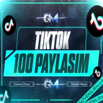 TikTok Paylaşım 100 - Garantili