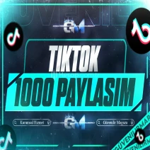 TikTok Paylaşım 1000 - Garantili