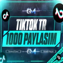 TikTok Türk Paylaşım 1000 - Garantili
