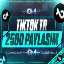 TikTok Türk Paylaşım 2500 - Garantili