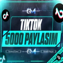 TikTok Paylaşım 5000 - Garantili
