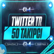 Twitter Türk Takipçi 50 - Garantili