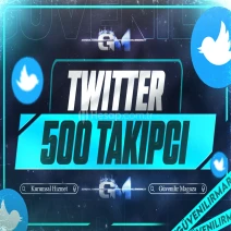 Twitter Takipçi 500 - Garantili