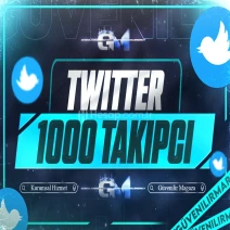 Twitter Takipçi 1000 - Garantili