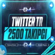 Twitter Türk Takipçi 2500 - Garantili