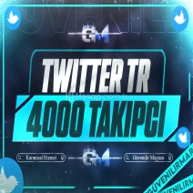 Twitter Türk Takipçi 4000 - Garantili