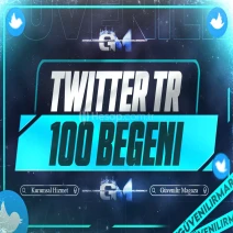 Twitter Türk Beğeni 100 - Garantili