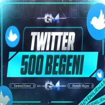Twitter Beğeni 500 - Garantili