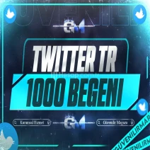 Twitter Türk Beğeni 1000 - Garantili