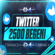 Twitter Beğeni 2500 - Garantili