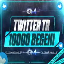 Twitter Türk Beğeni 10000 - Garantili