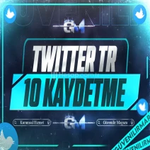 Twitter Türk Kaydetme 10 - Garantili