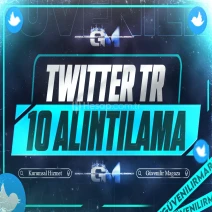 Twitter Türk Repost 10 Alıntılama - Garantili