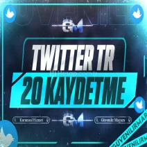 Twitter Türk Kaydetme 20 - Garantili