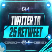 Twitter Türk Repost 25 Kripto - Garantili