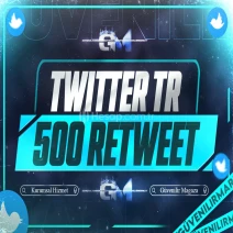 Twitter Türk Repost 500 - Garantili