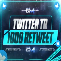 Twitter Türk Repost 1000 - Garantili