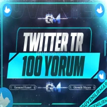 Twitter Türk Yorum 100 - Garantili