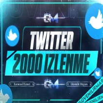 Twitter İzlenme 2000 - Garantili