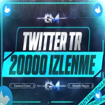 Twitter Türk İzlenme 20000 - Garantili