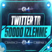 Twitter Türk İzlenme 50000 - Garantili