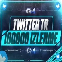 Twitter Türk İzlenme 100000 - Garantili