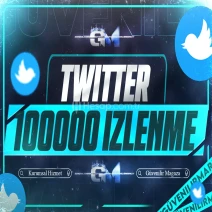 Twitter İzlenme 100000 - Garantili