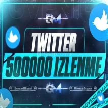 Twitter İzlenme 500000 - Garantili