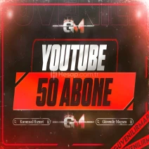YouTube Abone 50 - Hızlıca Garantili