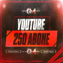 YouTube Abone 250 - Hızlıca Garantili