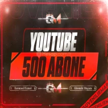 YouTube Abone 500 - Hızlıca Garantili