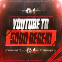 YouTube Türk Beğeni 5000 - Garantili