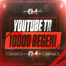 YouTube Türk Beğeni 10000 - Garantili