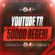 YouTube Türk Beğeni 50000 - Garantili