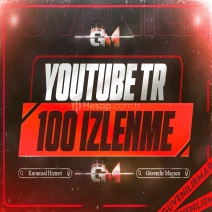 YouTube Türk İzlenme 100 - Garantili