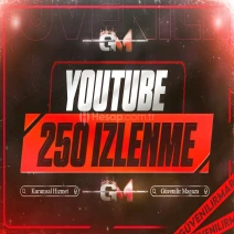 YouTube İzlenme 250 - Garantili