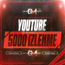 YouTube İzlenme 5000 - Garantili