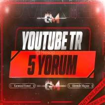 YouTube Türk Yorum 5 - Garantili