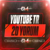 YouTube Türk Yorum 20 - Garantili