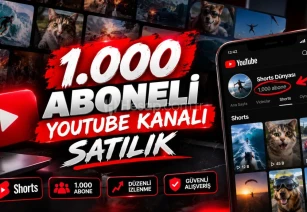 satılık 1.000 aboneli youtube shorts kanalı