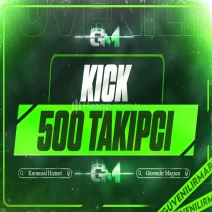 Kick Takipçi 500 - Hızlıca Garantili