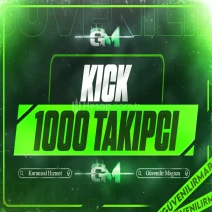 Kick Takipçi 1000 - Hızlıca Garantili