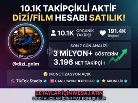 10 Bin Takipçili Tiktok Hesabı