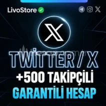 ✅GARANTİLİ✅ - TWİTTERX +500 TAKİPÇİLİ HESAP ⭐