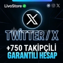 ✅GARANTİLİ✅ - TWİTTERX +750 TAKİPÇİLİ HESAP ⭐